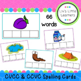 CVCC & CCVC Spelling Cards