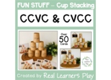 CVCC & CCVC Words Cup Stack