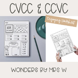 CVCC & CCVC | Worksheets | Independent Learning Resource |