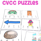 CVCC Puzzles - 1st Grade Literacy Centers - July