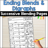 CVCC Successive Blending Pages | Ending Blends & Digraphs 