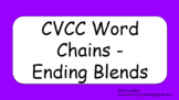 CVCC Word Chains - Ending Blends
