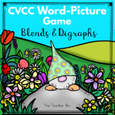 CVCC Word-Picture Game-Blends &Digraphs-Kindergarten-1st