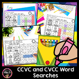 CVCC and CCVC Word Searches  - Write and Find CVCC/CCVC Words