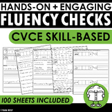 CVCE 3-in-1 Fluency Checks Phonics and Science of Reading 