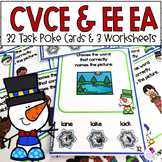 CVCE Words - Winter Activities - Silent E - Long Vowels