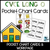 CVCE Long O Words Pocket Chart (Phonics Center)