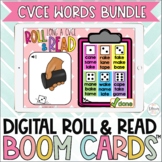 CVCE Long Vowels Digital Roll and Read Boom Cards™ Bundle 