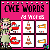 Long Vowels Activities - CVCE Activities Pocket Charts