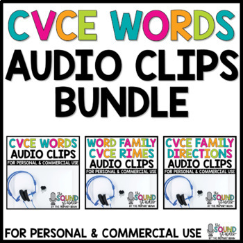 Preview of CVCE Word Audio Clips BUNDLE