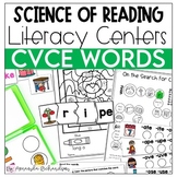 CVCE Word Games BUNDLE | Long Vowel Sounds Science of Read