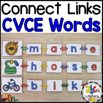 Preview of Linking Chains CVCE Word Spelling Activity