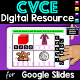 CVCE Words Digital Activities for Google Classroom 