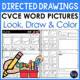 CVCE Words Directed Drawing and Writing Center (Kindergart