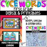 CVCE Worksheets Digital and Printable Activities for First Grade