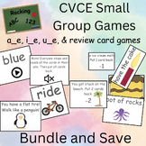 CVCE long vowel reading phonics card game BUNDLE (a_e, o_e