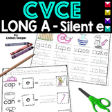 CVCe Worksheets Long A Silent E Activities Kindergarten Ph