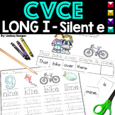 CVCe Words Long I Worksheets Silent E Phonics Activities