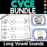 CVCe Words Long Vowel Worksheets and Activities BUNDLE