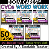 CVCe Boom Cards™️ | Long Vowel CVCe Digital Resource Word Work