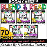 CVCe Boom Cards™️ | Read and Blend CVCe Words Digital Resource