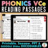 CVCe & CCVCe Science of Reading VCe Decodable Passages See