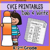 CVCe Dab & Write Printables