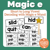 CVCe Decoding Magic e Wand and Word Cards