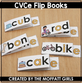 Preview of CVCe Flip Books (Silent E)