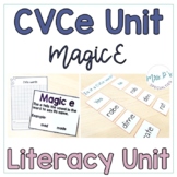 CVCe Literacy Unit - Hands On Reading Unit- Magic E
