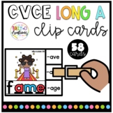 CVCe Long A Word Family Activity Cards