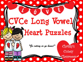 CVCe Long Vowel Heart Puzzles