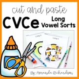 CVCe Long Vowel Sorts Cut and Paste Activities