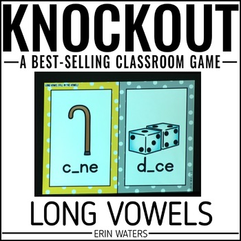 Preview of CVCe Long Vowel Word Game - Long A , Long E , Long I , Long O  Long U - Knockout