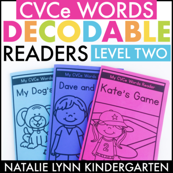 Preview of CVCe Long Vowels Decodable Readers LEVEL TWO