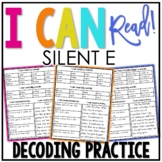 Long Vowels Silent E Nonsense Word Fluency Practice | Deco