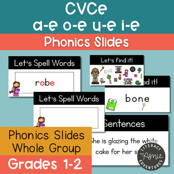 Preview of CVCe- Phonics Slides- Science of Reading