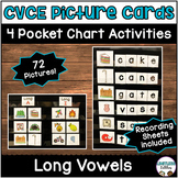 CVCe Picture Cards (Pocket Chart) | Long Vowels | Silent E