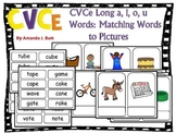 CVCe Picture Word Cards: Matching Words to Pictures; First; Special Ed.