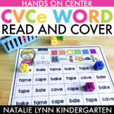 CVCe Read and Cover Mats | CVCe Word Centers and Activities