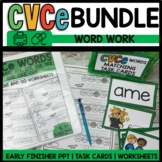 Magic E Worksheets and Centers - CVCe Activities