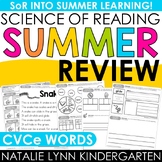CVCe WORDS Science of Reading Summer Review Packet 1st Gra