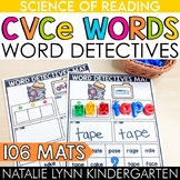 CVCe Word Detectives No Prep Science of Reading Literacy Centers