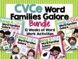 CVCe Word Families Galore Bundle-Differentiated - Distance
