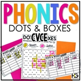 CVCe Word Games | Dots and Boxes | Phonics and Reading Centers