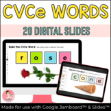 CVCe Word Literacy Activity with Google Jamboard™ and Goog