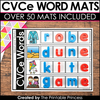 ABC Magnetic Letter & Word Work Mats by Kindergarten Is Crazy