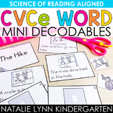 CVCe Word Mini Decodables Science of Reading Kindergarten 