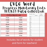 Long Vowel *CVCe* Word Progress Monitoring Check- IEP or R