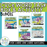 CVCe Word Task Box Bundle | First Grade Reading Centers